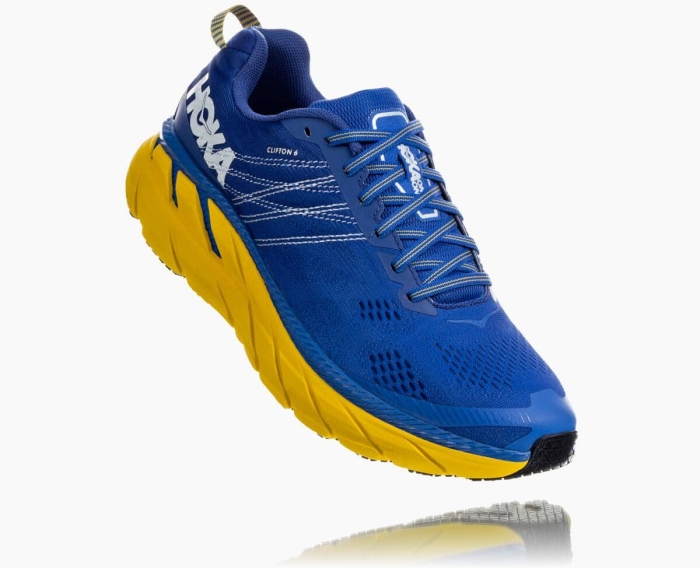 Hoka Treningssko Salg - HOKA ONE ONE Clifton 6 Herre Blå / [NO-32MRGN]